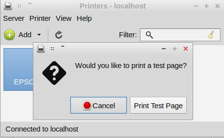 Printer configuration - detecting your printer