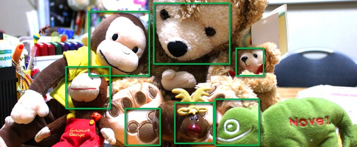 Facial recognition and stuffed animals