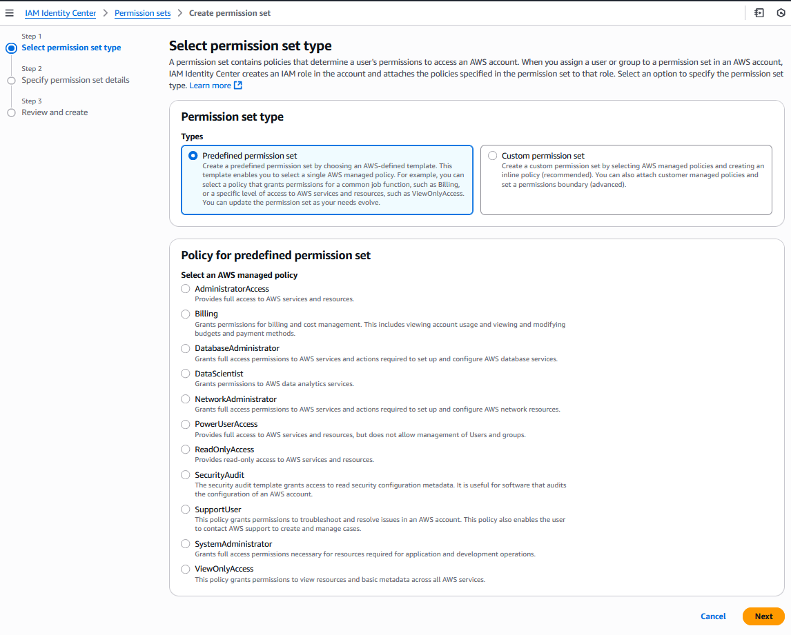 Create Permission Set